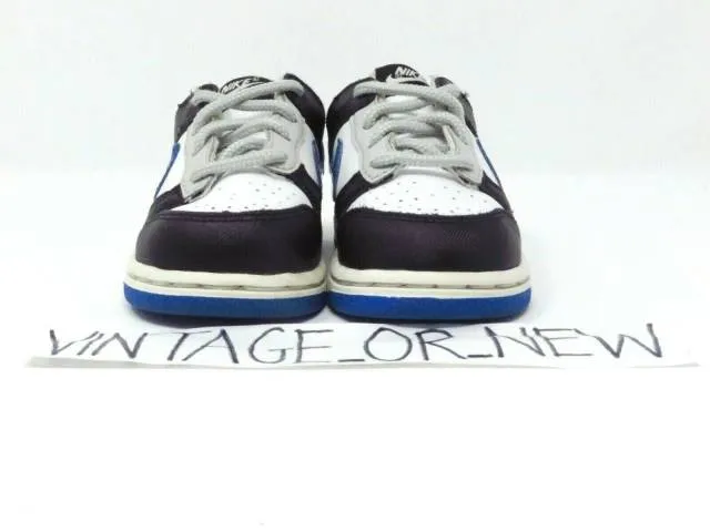 2008 VTG Nike Dunk Low White Varsity Royal Grey Black To...