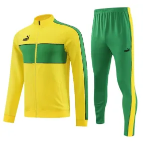 23/24 Puma Yellow Green Full Zipper Jacket+Pants