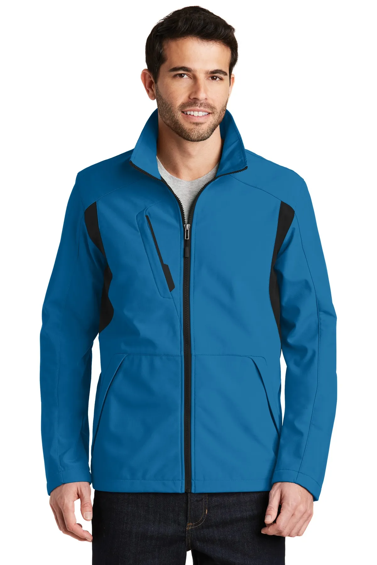 242 J336 Port Authority Back-Block Soft Shell Jacket SKU: J336