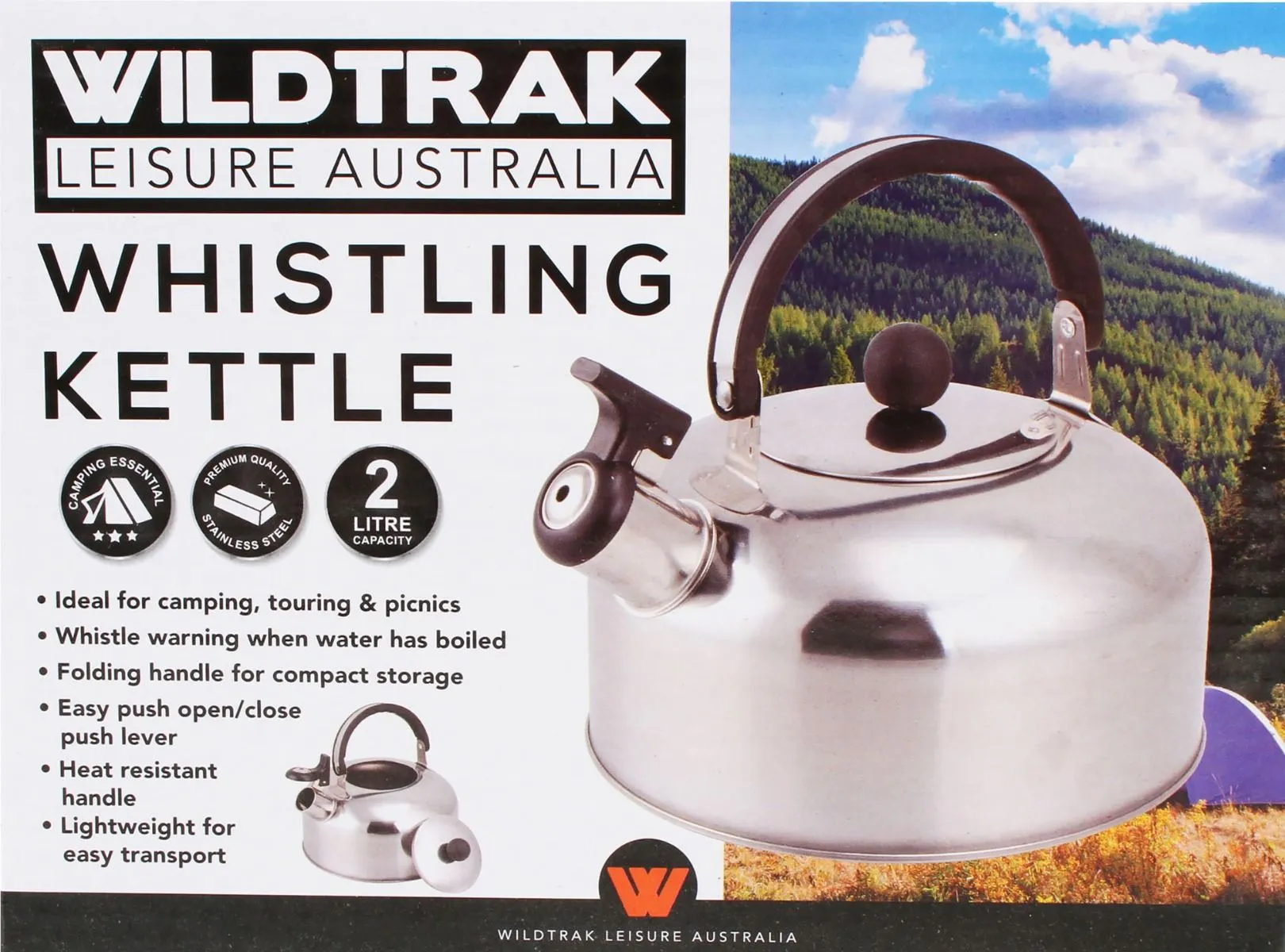 2lt Stainless Steel Whistling Kettle