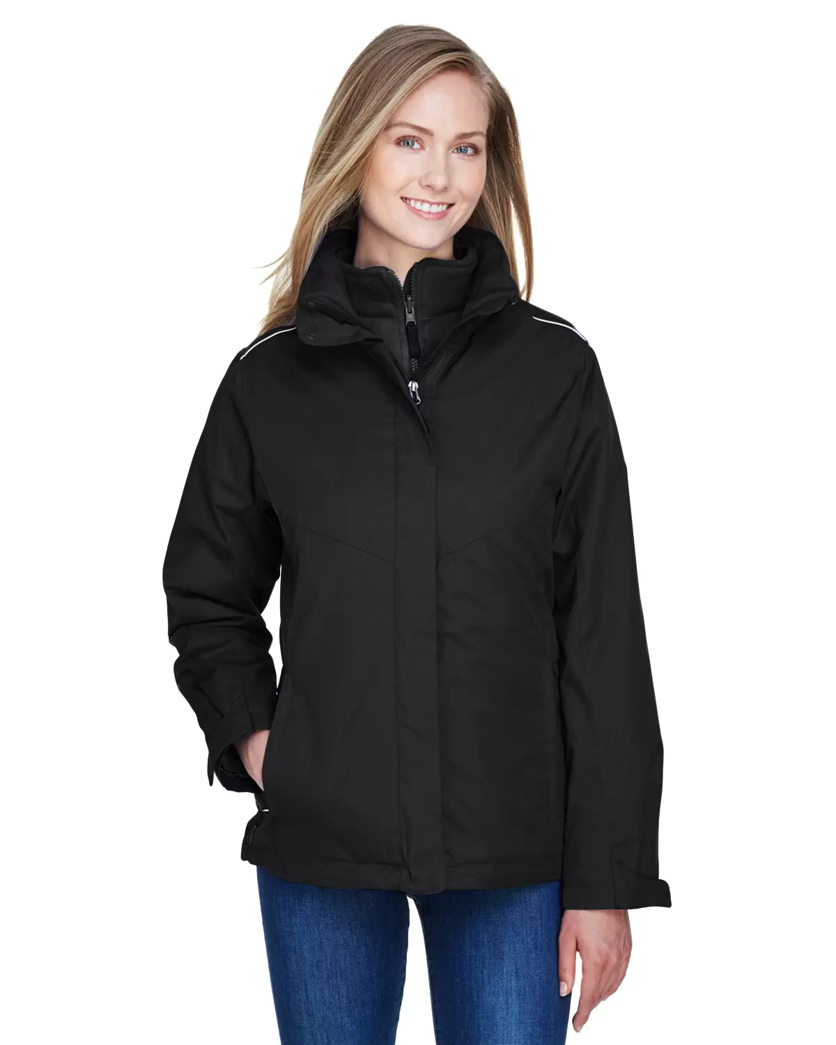 78205 Core 365 Ladies' Region 3-in-1 Jacket with Fleece Liner SKU: 78205