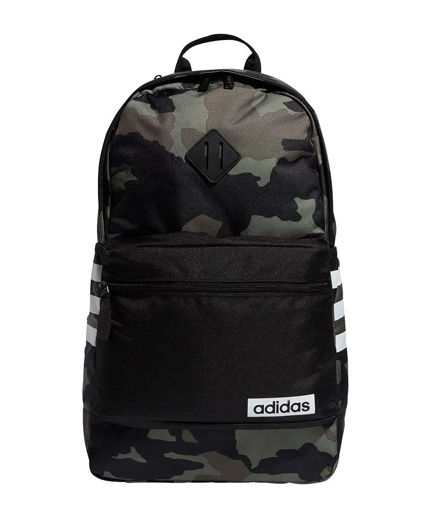 ADIDAS MEN'S CLASSIC 3S BACKPACK - CAMO/BLACK