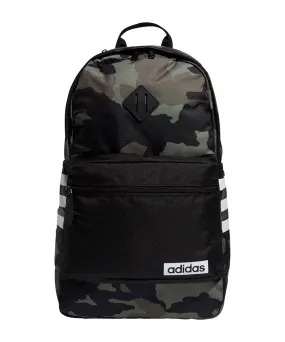 ADIDAS MEN'S CLASSIC 3S BACKPACK - CAMO/BLACK