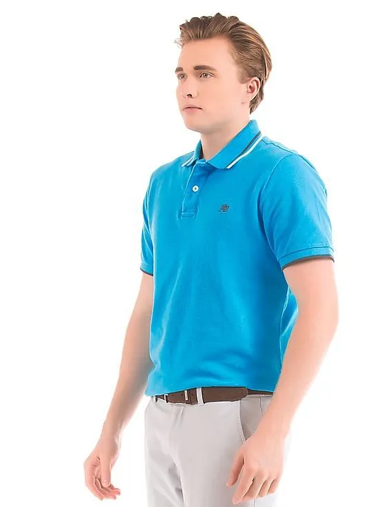 Aeropostale Solid Pique Polo Shirt