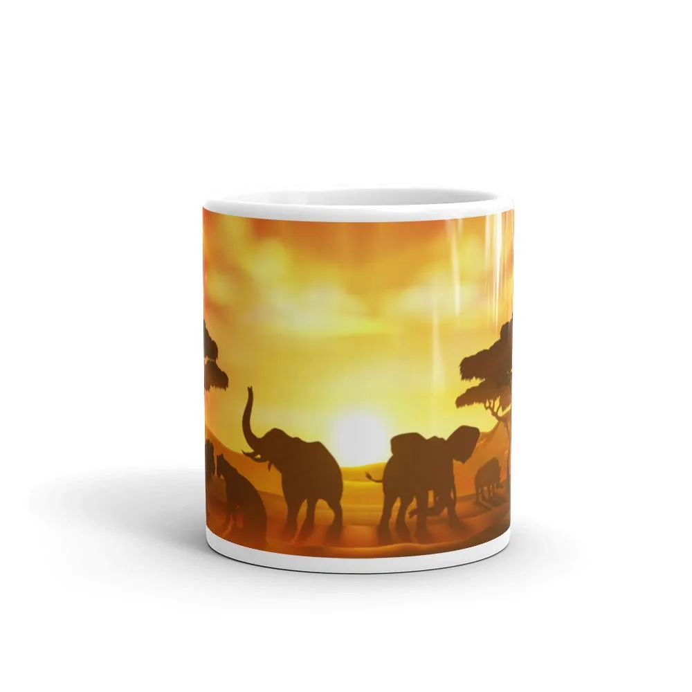 African Sunrise Coffee Mug