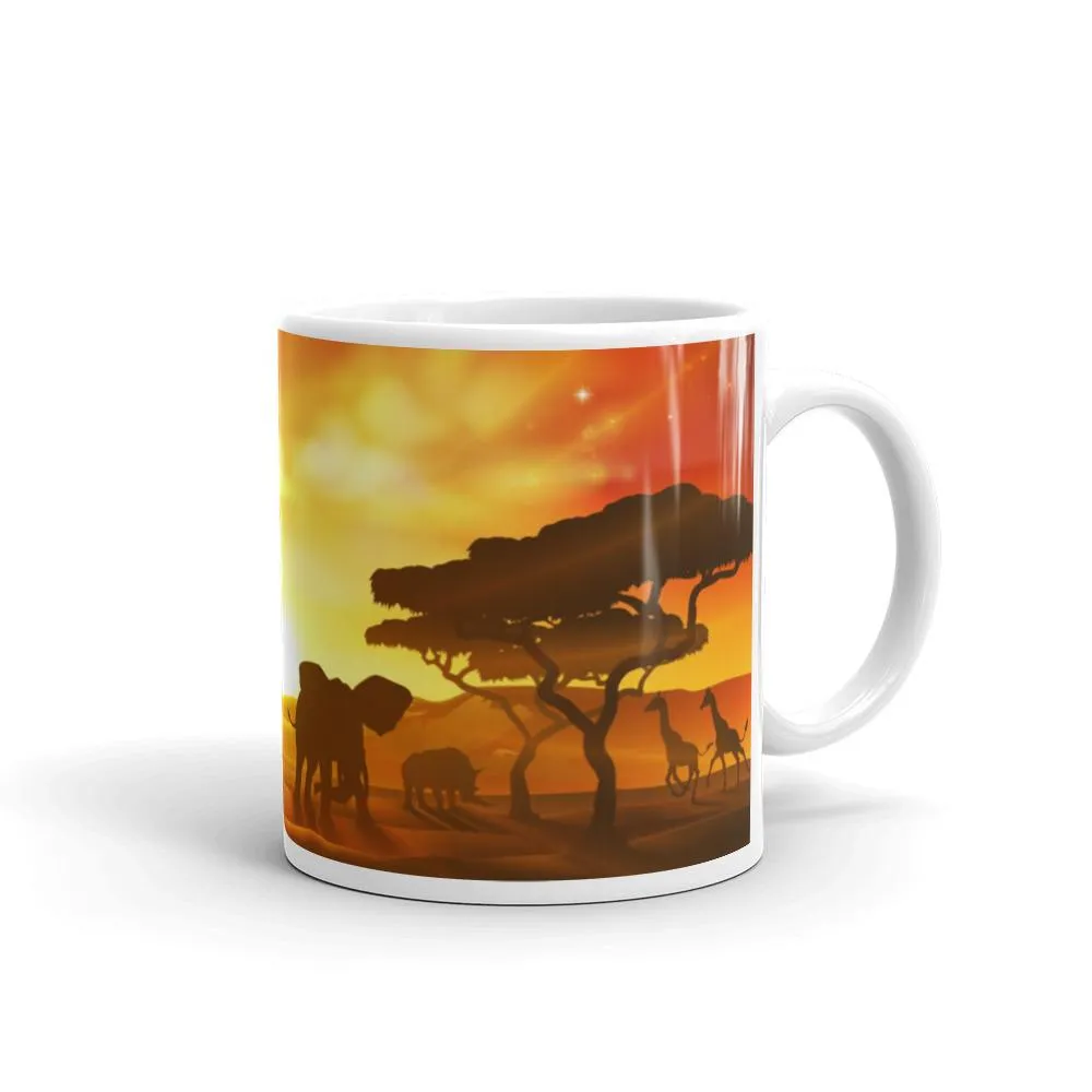 African Sunrise Coffee Mug