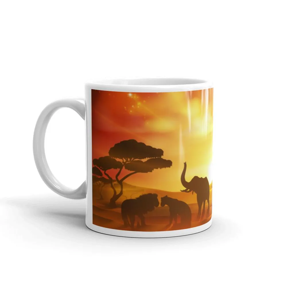 African Sunrise Coffee Mug