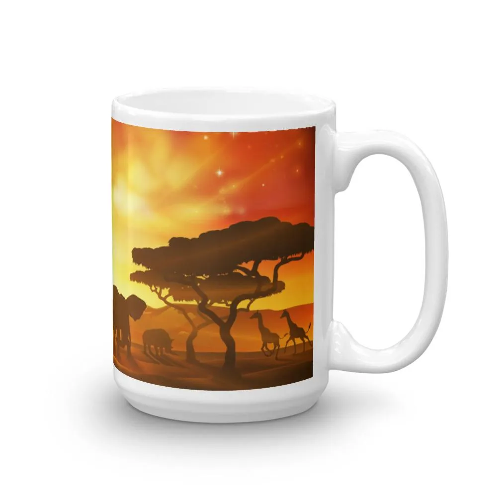 African Sunrise Coffee Mug