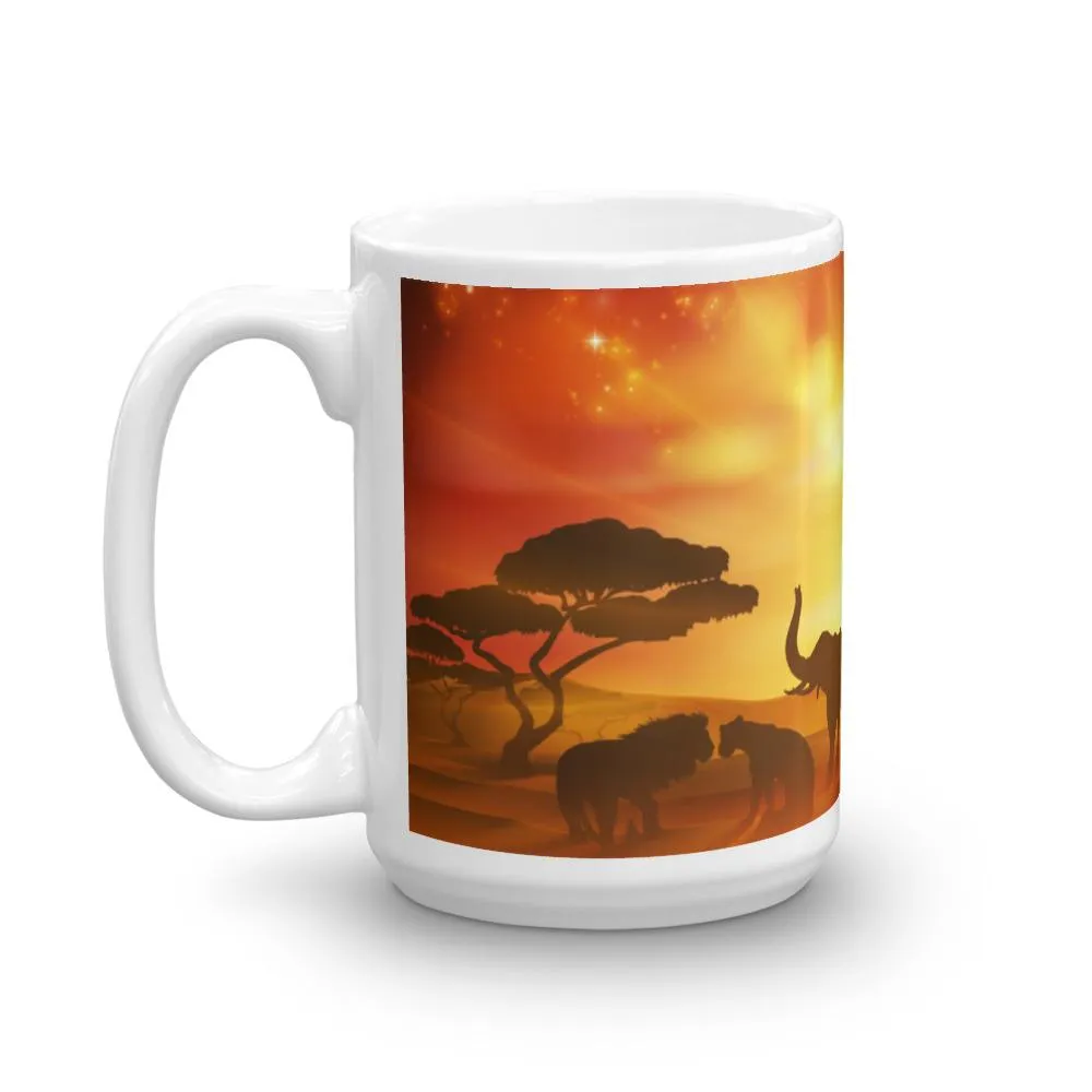 African Sunrise Coffee Mug