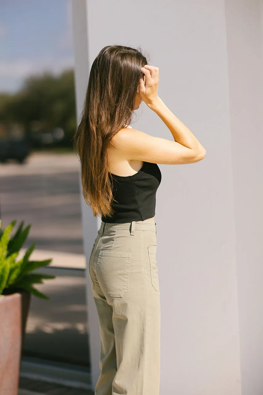 Agolde Cropped Bailey Tank