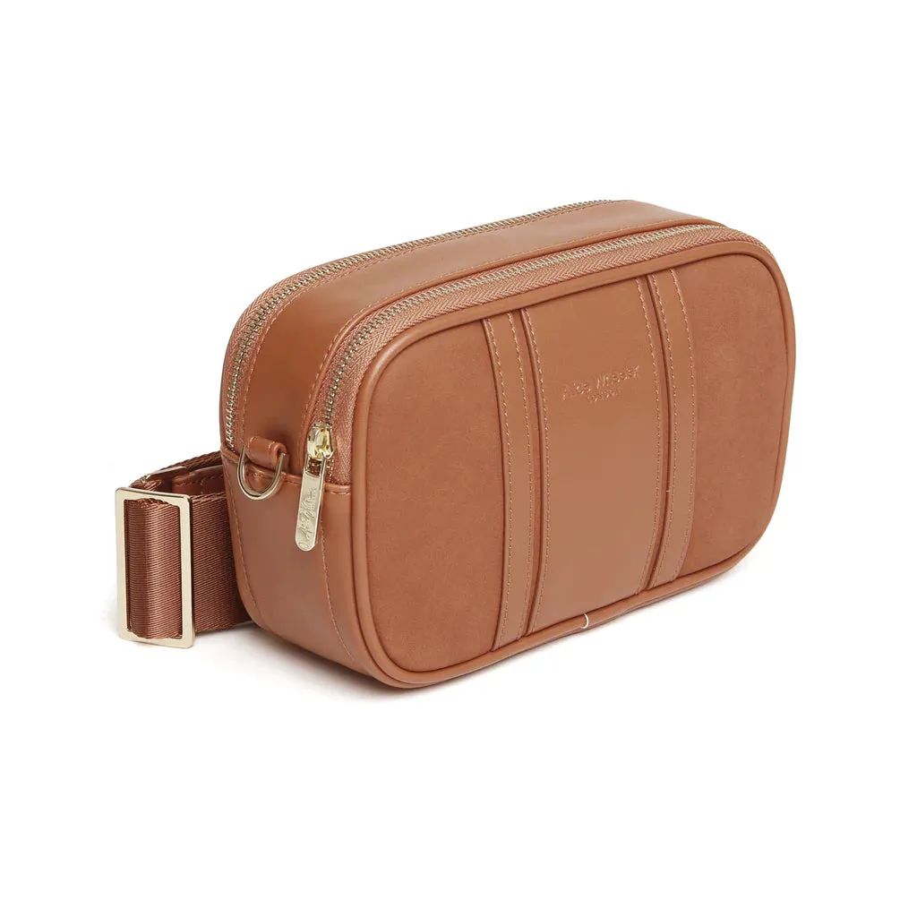 Alice Wheeler Madrid Camera Cross Body Bag Tan