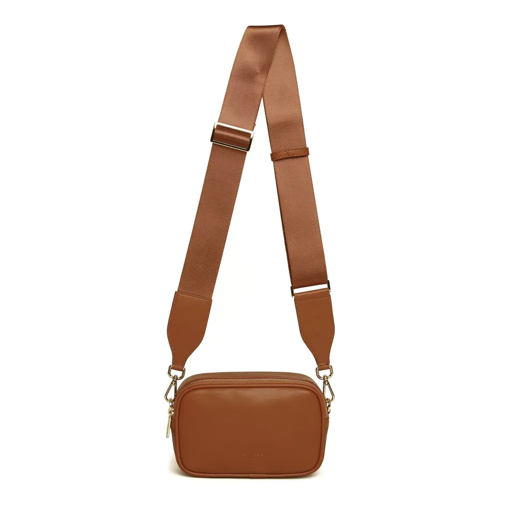 Alice Wheeler Madrid Camera Cross Body Bag Tan