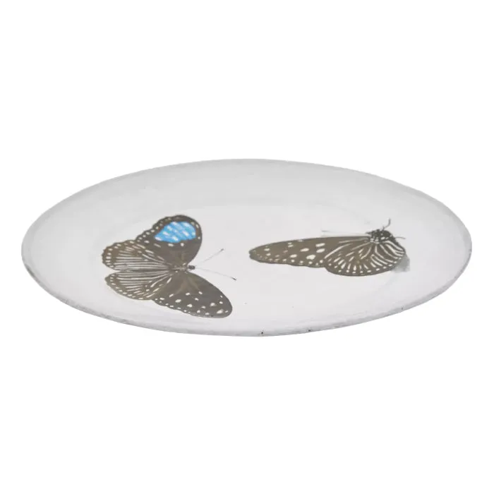 Astier De Villatte Flying-Landed Butterfly Medium Plate