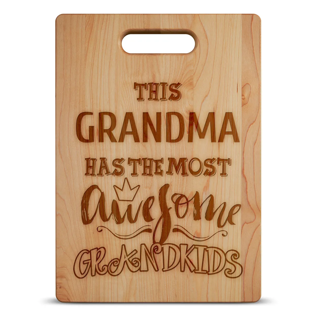 Awesome Grandma Personalized Cutting Board