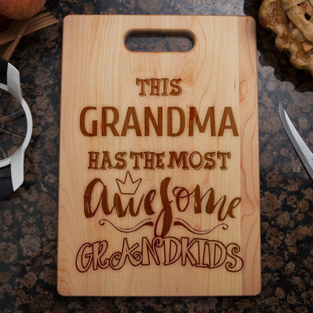 Awesome Grandma Personalized Cutting Board