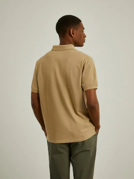 Basic regular fit polo shirt