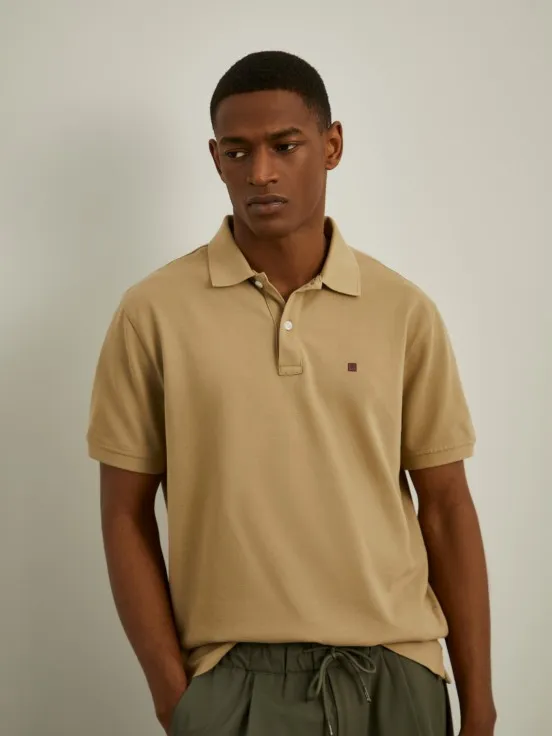 Basic regular fit polo shirt