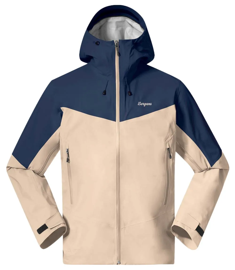 Bergans Men's Rabot Allround 3L Shell Jacket Warm Sand/Navy Blue | Buy Bergans Men's Rabot Allround 3L Shell Jacket Wa