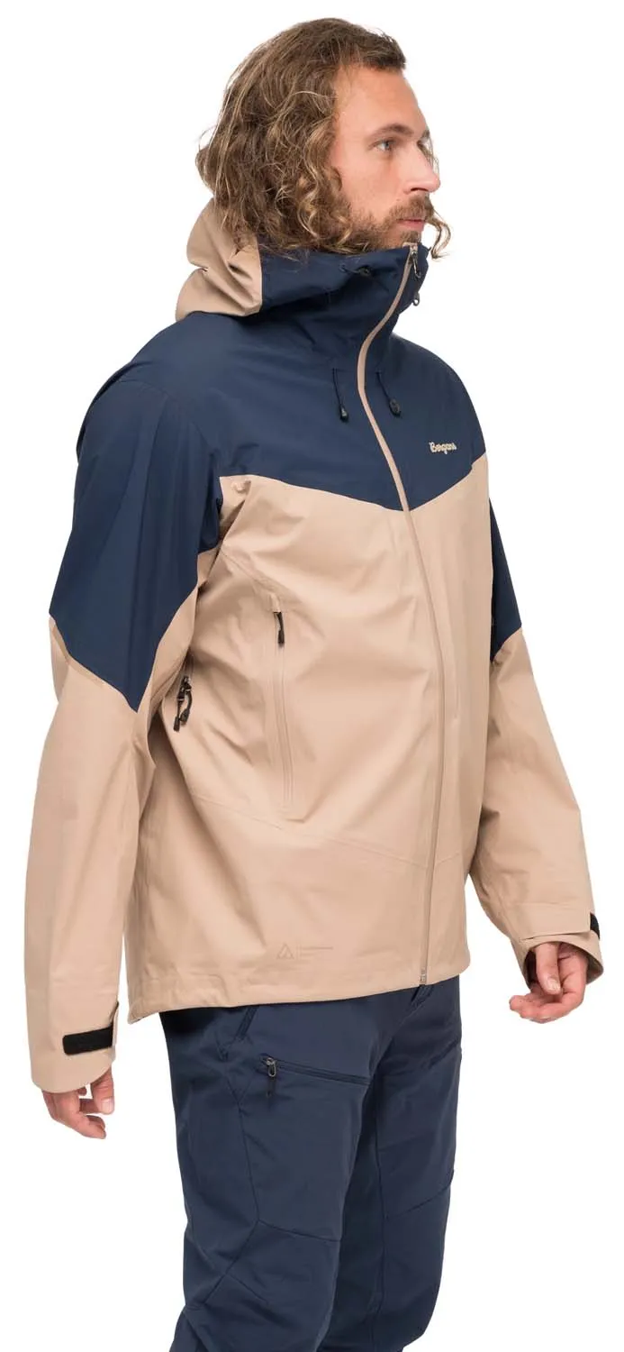 Bergans Men's Rabot Allround 3L Shell Jacket Warm Sand/Navy Blue | Buy Bergans Men's Rabot Allround 3L Shell Jacket Wa