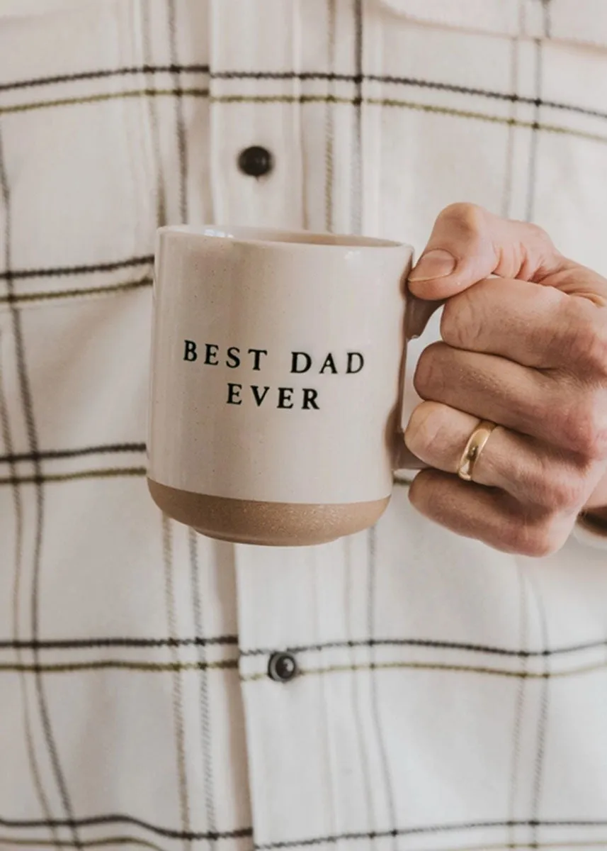 Best Dad Ever Stoneware Mug