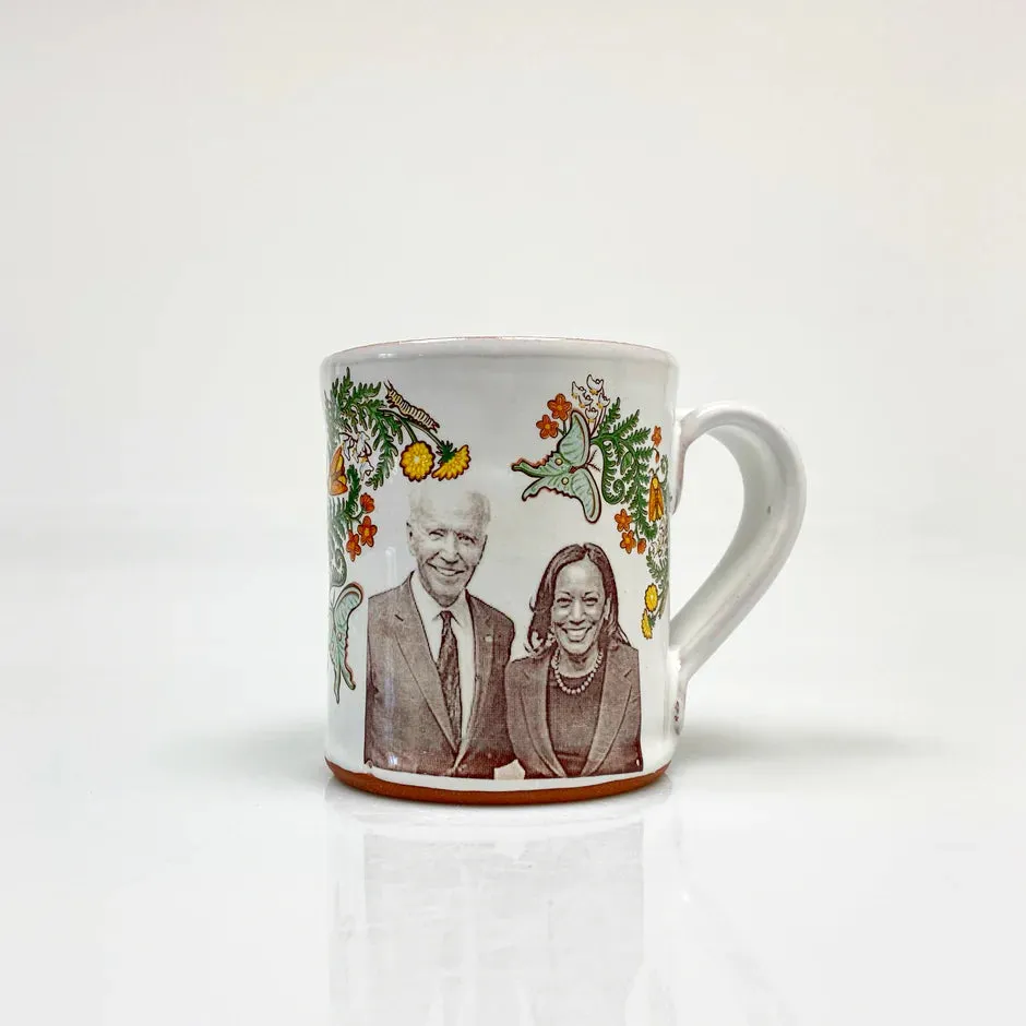 Biden/Harris Mug with Flowers