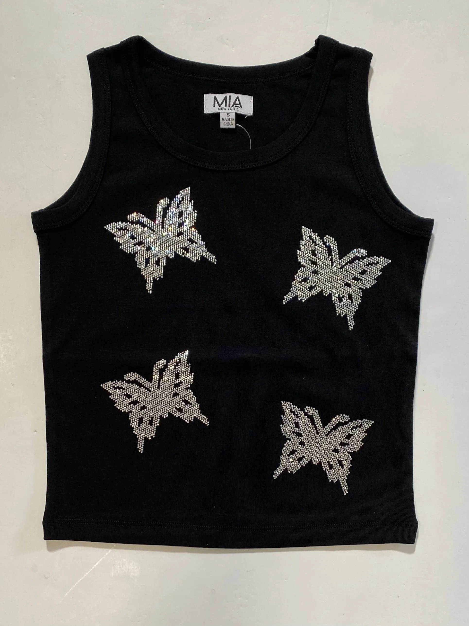 Black Butterfly Tank