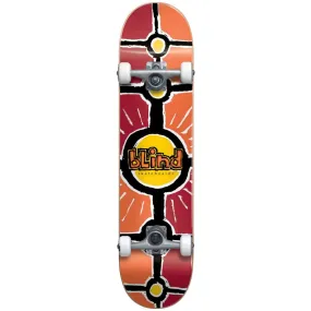 Blind Round Space 7 Soft wheels Complete Skateboard - Red/Orange