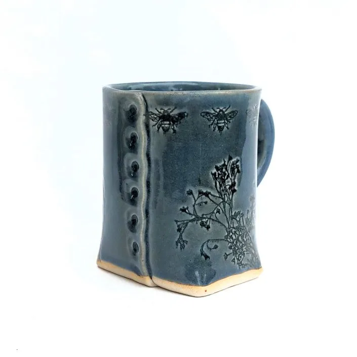 Blue Bee Mug