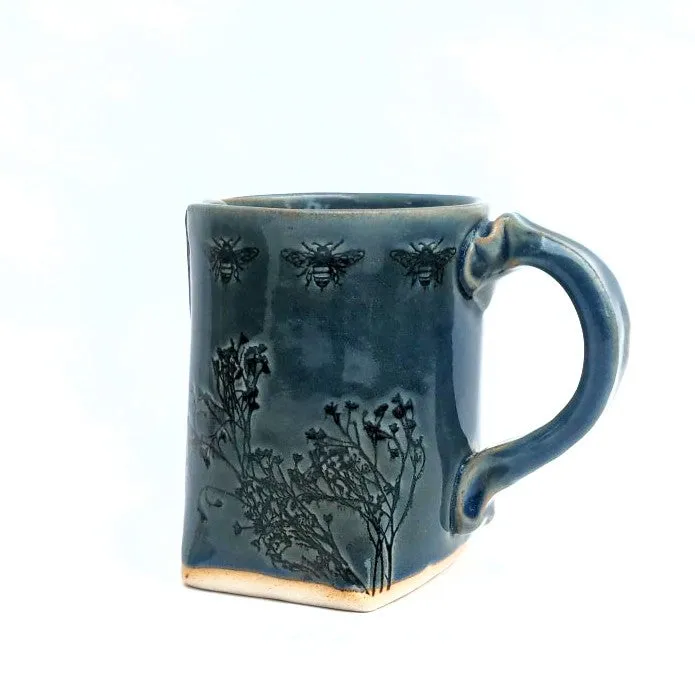 Blue Bee Mug