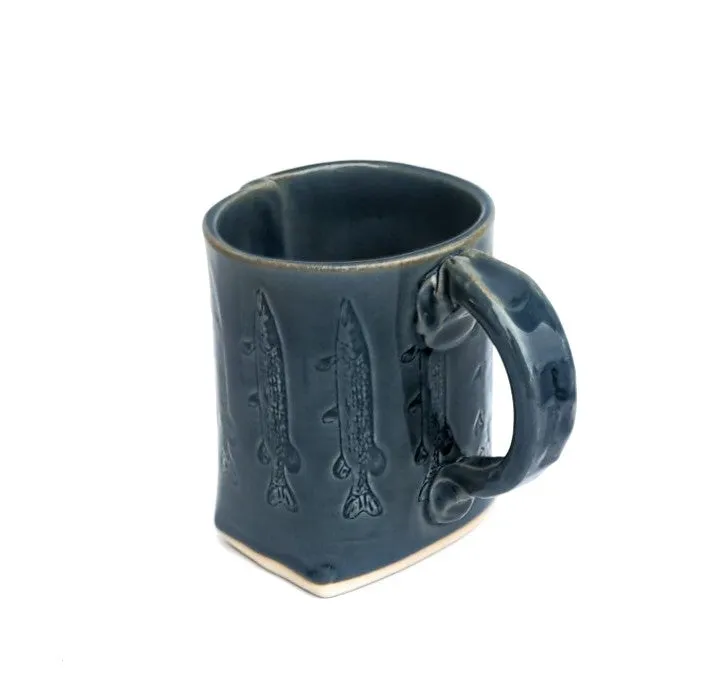 Blue Fish Mug