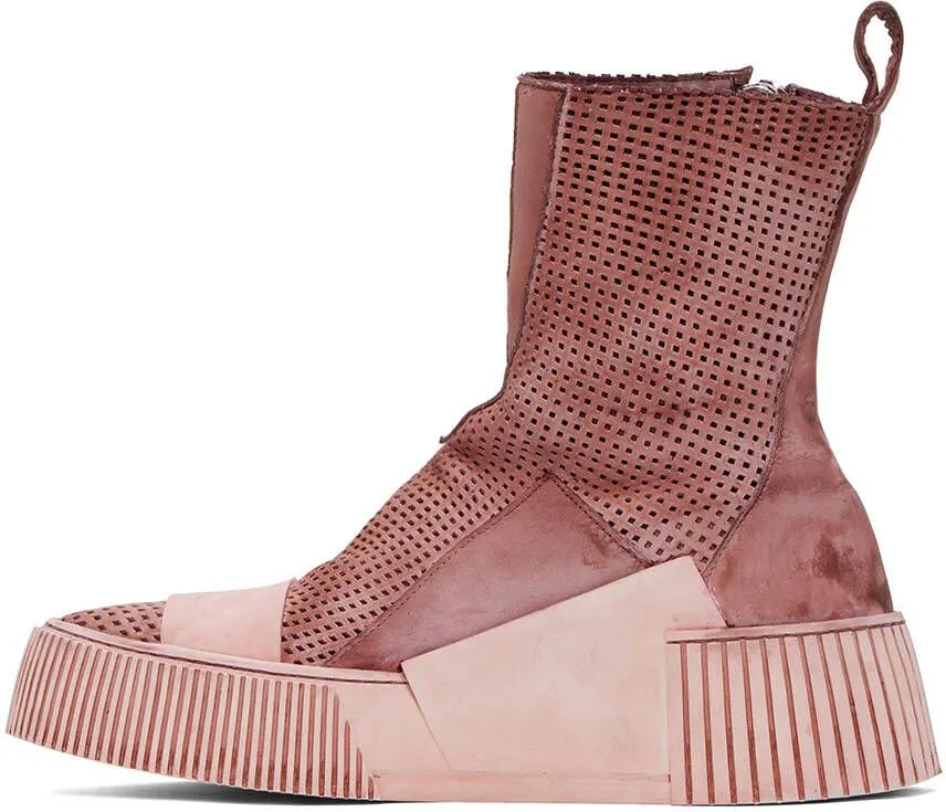 Boris Bidjan Saberi Pink Bamba 5 Sneakers