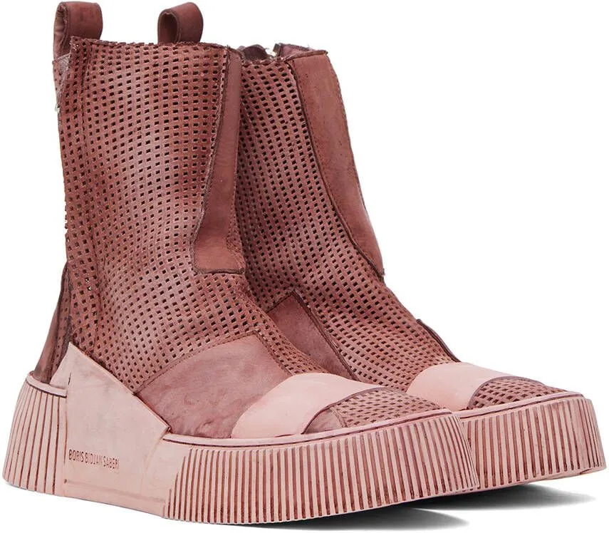 Boris Bidjan Saberi Pink Bamba 5 Sneakers