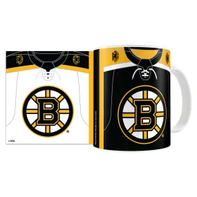 BOSTON BRUINS 15OZ SUBLIMATED JERSEY MUG