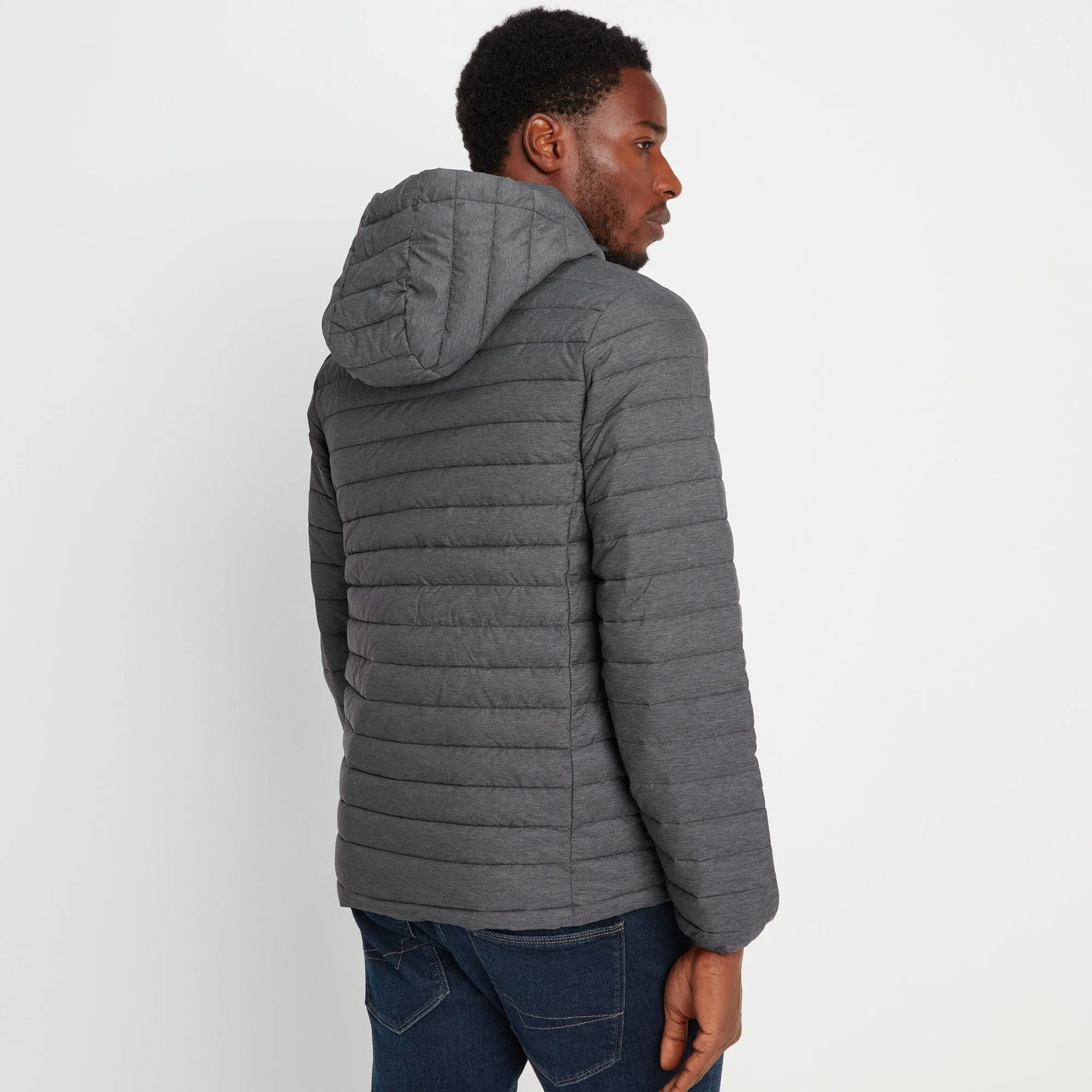 Bowburn Mens Padded Jacket - Grey Marl