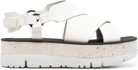 Camper Oruga Up platform sandals White