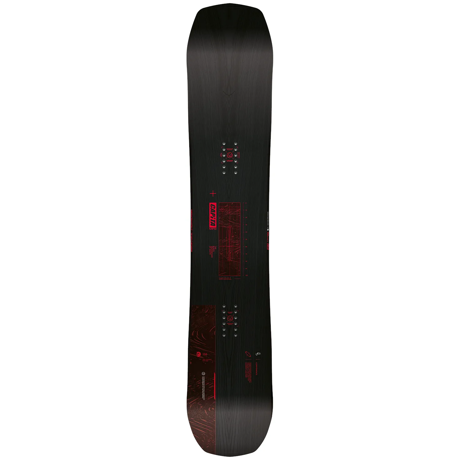 CAPiTA Black Snowboard Of Death Snowboard - Men's 2025