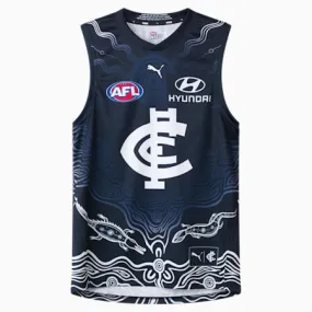 Carlton Football Club 2024 Replica Indigenous Guernsey - Youth 8-16 years | Dark Navy-CFC | PUMA Exclusion List | PUMA 