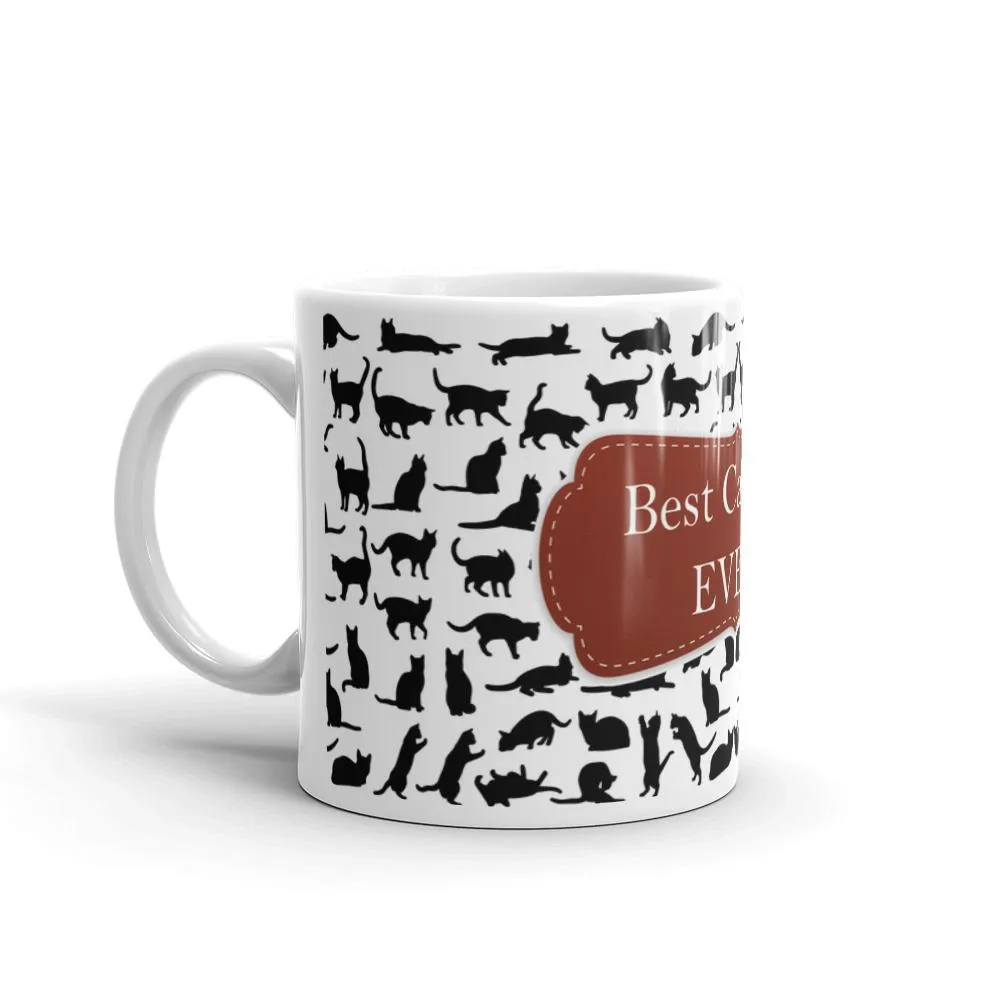 Cat Dad Red Coffee Mug