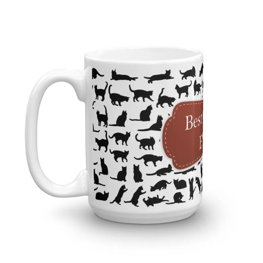 Cat Dad Red Coffee Mug