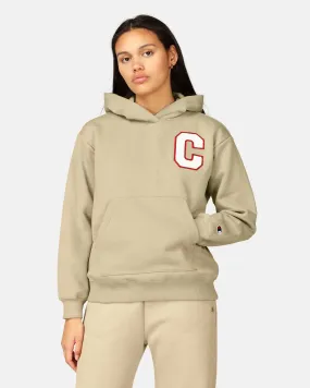 Champion Patch Hoodie Beige | Women | Junkyard