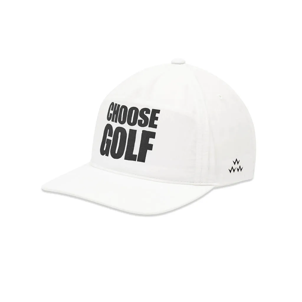 CHOOSE GOLF Trucker Snapback Red