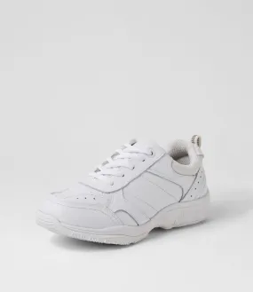 COLORADO Hype Jnr Lace E White Leather Sneakers