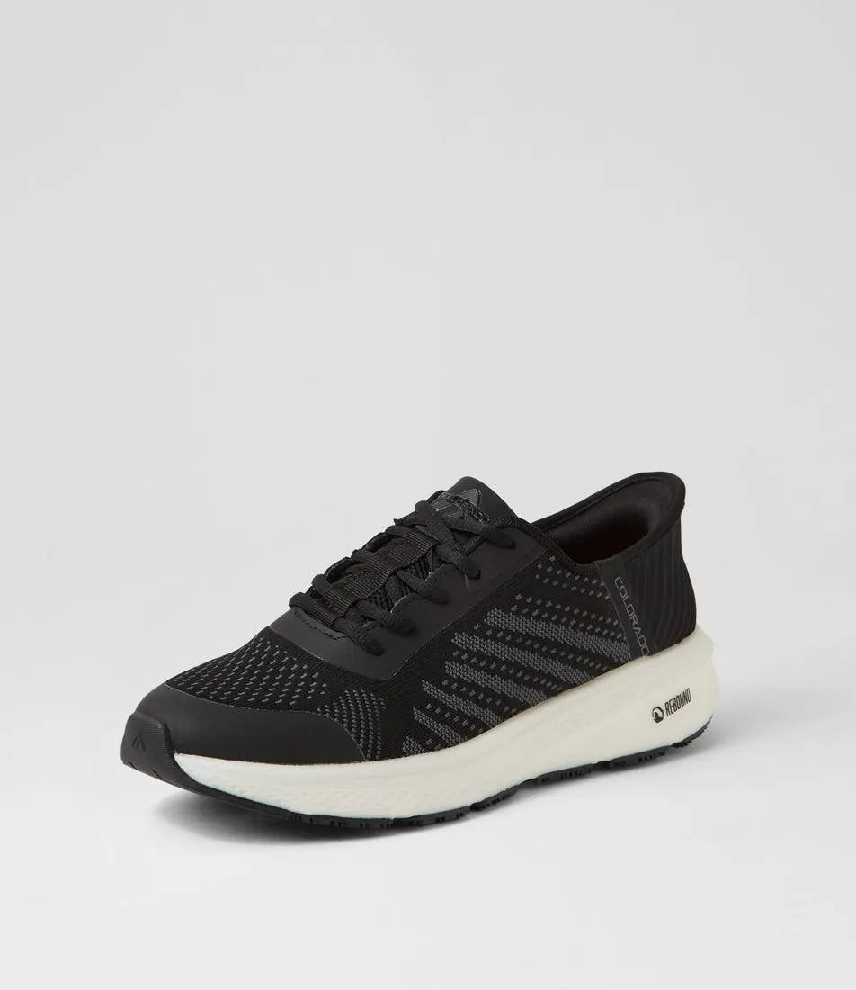 COLORADO Linx Black Knit Sneakers