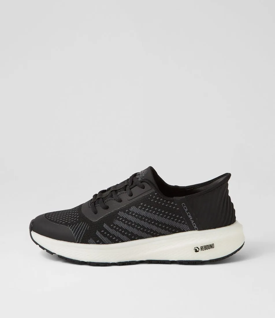 COLORADO Linx Black Knit Sneakers