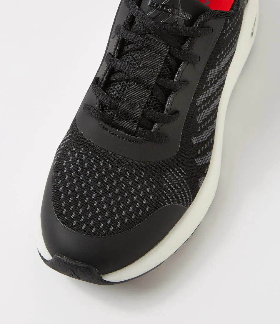 COLORADO Linx Black Knit Sneakers