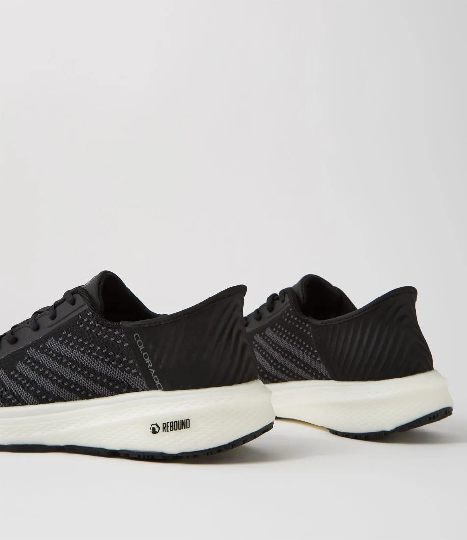 COLORADO Linx Black Knit Sneakers