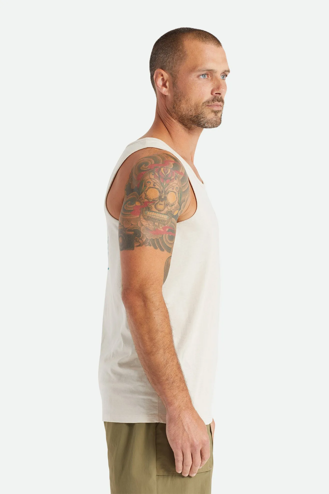 Crest Tank - Beige