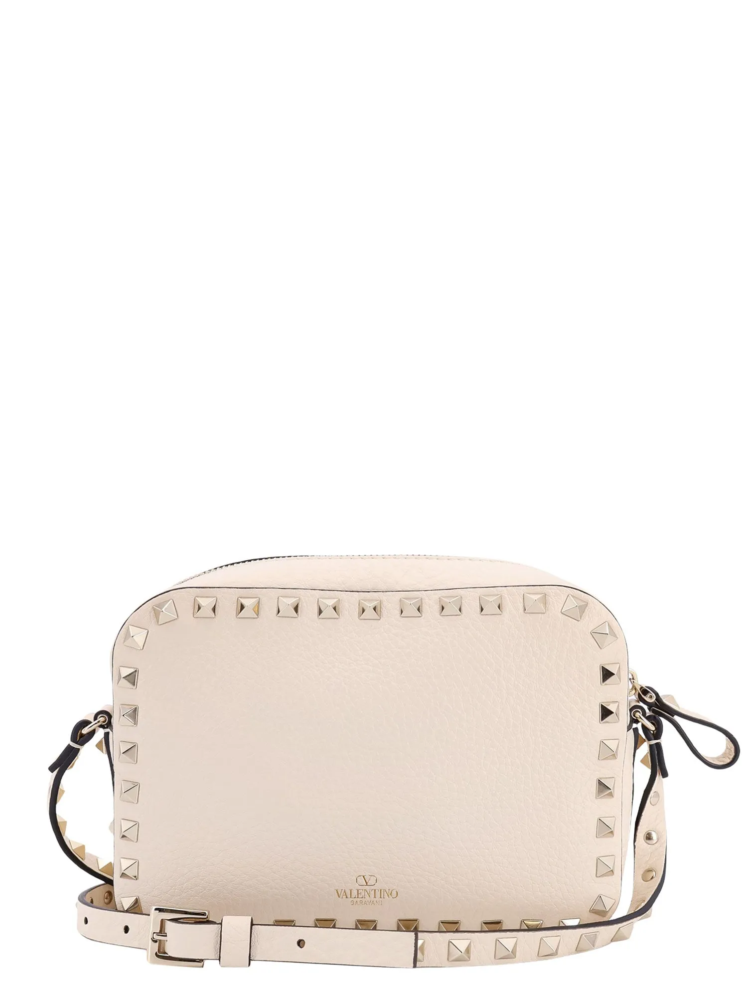 Cross-Body leather bag with iconic studs