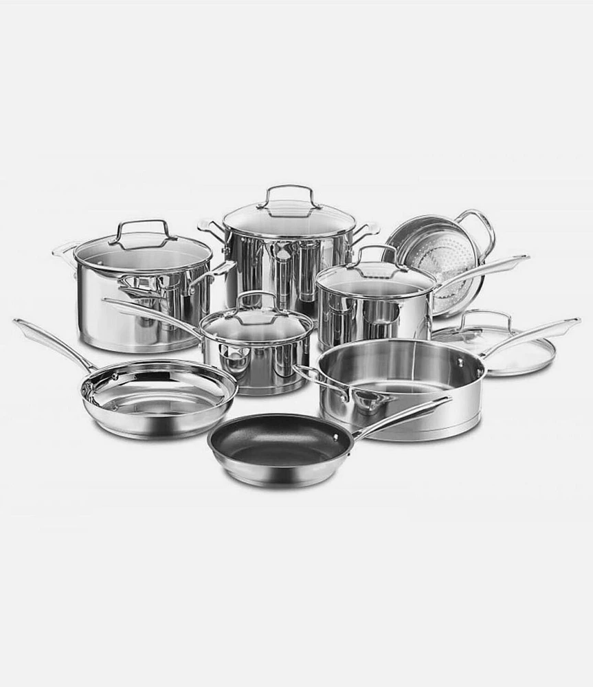 Cuisinart Professional Series 13-Piece Stainless Steel Cookware Set