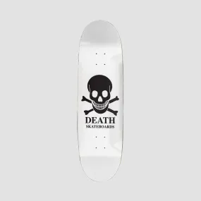 Death OG Skull 90s Lozenge Skateboard Deck White - 9.1"